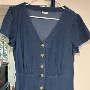 LASCANA Blue Denim Dress